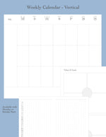 Load image into Gallery viewer, Weekly Calendar Printable - Vertical
